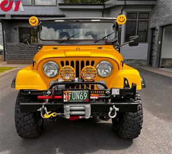 1969 Jeep Wrangler CJ-5  *APPOINTMENT ONLY* Completely Restored Inside & Out! NEW Everything! 2550 Miles after Restoration! New Custom Leather, Power Steering, Front & Rear Disk Breaks, Suspension all NEW! Tuned and Tested! - Photo 7 - Portland, OR 97266