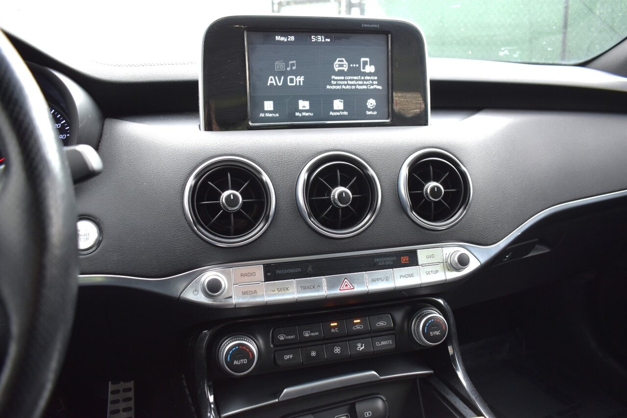 2018 Kia Stinger GT AWD! 4dr Sedan! Back Up Camera! Lane Keeping Assist! Collision Mitigation! Blind Spot Monitors! Cruise Control! Heated Steering Wheel! Heated Leather Seats! Apple CarPlay! Android Auto! - Photo 20 - Portland, OR 97266