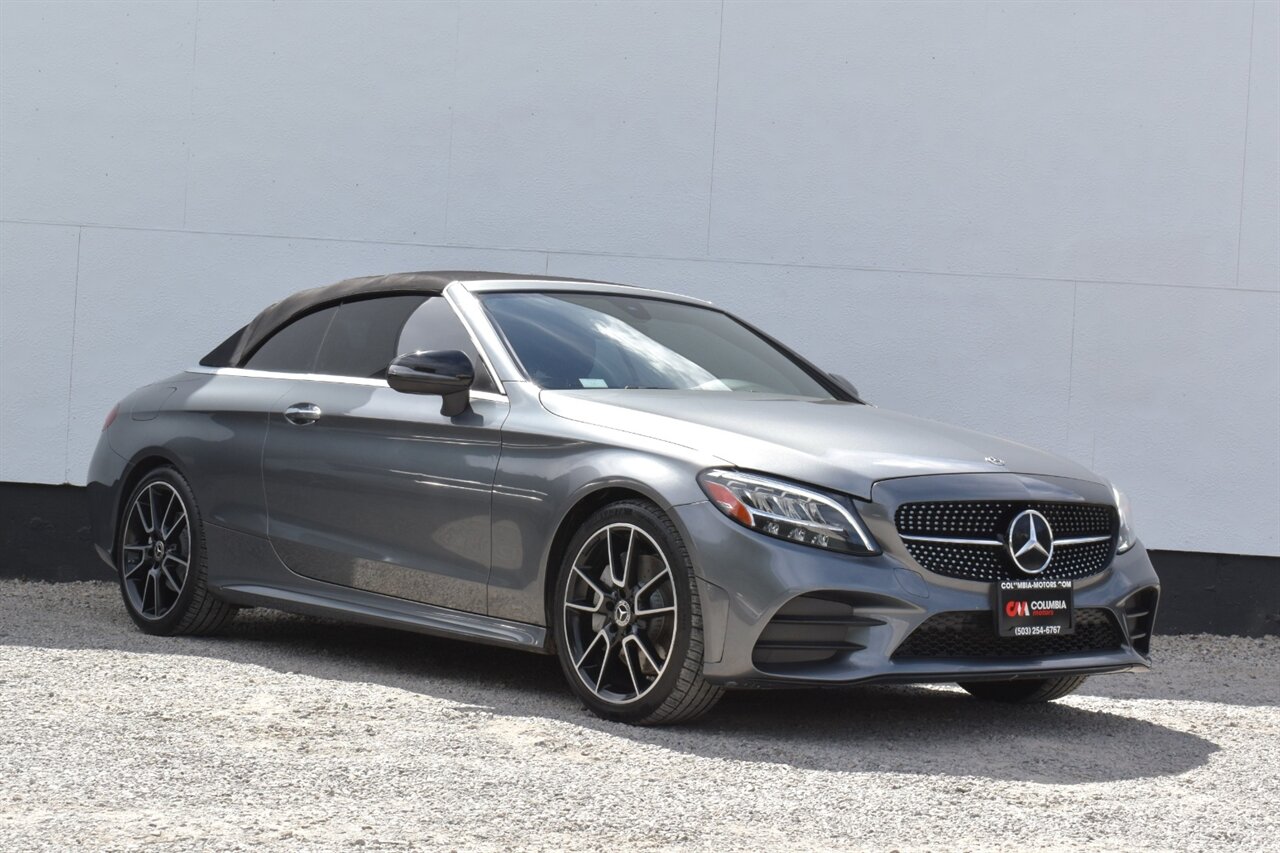 2019 Mercedes-Benz C 300  2dr Cabriolet! Blind Spot Assist! Back Up Camera! Cruise Control! Navigation! Driver Monitoring-Alert! Drive Mode Select! Heated Seats! Apple CarPlay! Android Auto! - Photo 1 - Portland, OR 97266