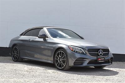 2019 Mercedes-Benz C 300  2dr Cabriolet! Blind Spot Assist! Back Up Camera! Cruise Control! Navigation! Driver Monitoring-Alert! Drive Mode Select! Heated Seats! Apple CarPlay! Android Auto! Convertible