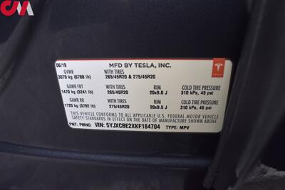 2019 Tesla Model X Long Range  AWD 4dr SUV! Full 360 Cameras! Bluetooth! GPS Nav! Full Heated Leather Seats! - Photo 19 - Portland, OR 97266