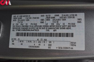 2022 Ford Escape Hybrid SE  AWD 4dr SUV!Adaptive Cruise Control! Lane Keeping System! Pre-Collision Assist w/ Automatic Emergency Braking! Blind Spot Monitoring! Rear Cross-Traffic Alert! - Photo 33 - Portland, OR 97266