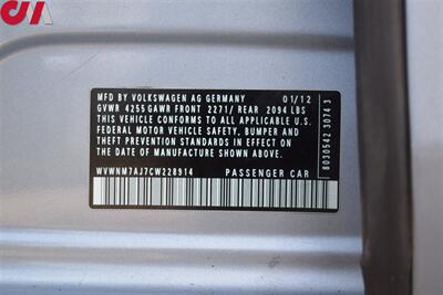 2012 Volkswagen Golf TDI 4dr Hatchback 6 Speed Manual! Bluetooth w/ Steering Wheel Controls! Heated Seats! 30MPG City! 42MPG Hwy! Trunk Cargo Cover! All Weather Floor Mats! - Photo 29 - Portland, OR 97266