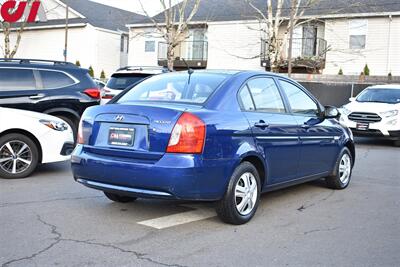 2007 Hyundai ACCENT GLS  4dr Sedan Engine RPM Sensing! Cloth Seat Trim! AM/FM/CD Player W/(6) Speakers! Aux & USB Input!  12-volt Pwr Outlets! Air Conditioning! - Photo 5 - Portland, OR 97266