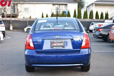 2007 Hyundai ACCENT GLS  4dr Sedan Engine RPM Sensing! Cloth Seat Trim! AM/FM/CD Player W/(6) Speakers! Aux & USB Input!  12-volt Pwr Outlets! Air Conditioning! - Photo 4 - Portland, OR 97266