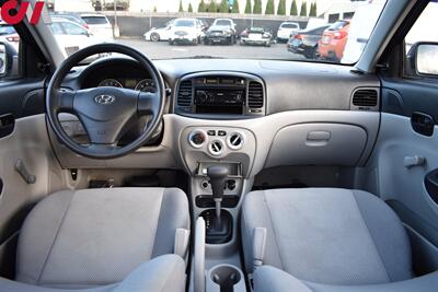 2007 Hyundai ACCENT GLS  4dr Sedan Engine RPM Sensing! Cloth Seat Trim! AM/FM/CD Player W/(6) Speakers! Aux & USB Input!  12-volt Pwr Outlets! Air Conditioning! - Photo 12 - Portland, OR 97266