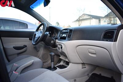 2007 Hyundai ACCENT GLS  4dr Sedan Engine RPM Sensing! Cloth Seat Trim! AM/FM/CD Player W/(6) Speakers! Aux & USB Input!  12-volt Pwr Outlets! Air Conditioning! - Photo 11 - Portland, OR 97266