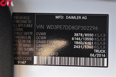 2016 Mercedes-Benz Sprinter 2500  4x2 3dr 144 in. WB Cargo Van! Traction Control! Bluetooth w/ Steering Wheel Controls! - Photo 28 - Portland, OR 97266