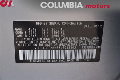 2018 Subaru Legacy 2.5i Limited AWD 4dr Sedan! Back Up Cam! EyeSight Assist Tech! Blind Spot Monitor! Bluetooth! Heated Leather Seats! Sunroof! - Photo 21 - Portland, OR 97266