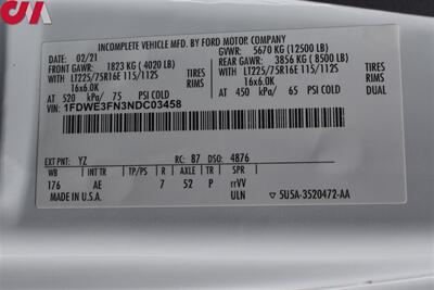 2022 Ford E-350 SD  2dr 138 in. WB SRW Cutaway Chassis**BY APPOINTMENT ONLY** Back Up Camera! Lane Assist! Bluetooth w/Voice Activation! Cruise Control! Traction Control! Tow Hitch! Pull-Out Loading Ramp! - Photo 29 - Portland, OR 97266