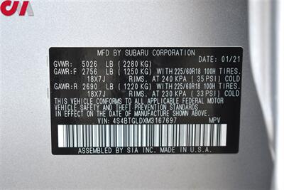 2021 Subaru Outback Onyx Edition XT  AWD 4dr Crossover! EyeSight Assist Tech! X- Mode! Back Up Camera! Navigation! Apple CarPlay! Android Auto! Powered Liftgate! Full Heated Leather Seats! Sunroof! Roof Rack! - Photo 30 - Portland, OR 97266