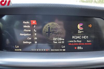 2018 Alfa Romeo Stelvio Ti Sport AWD 4dr Crossover**BY APPOINTMENT ONLY**Back Up Camera! Parking Assist! Bluetooth! Navigation! Heated Leather Seats! Select Drive Modes! Harman/Kardon Sound! Pano-Sunroof! - Photo 20 - Portland, OR 97266