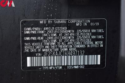 2019 Subaru Forester Sport  AWD 4dr Crossover! X-Mode! SI-Drive! EyeSight Assist! Back Up Camera! Apple CarPlay! Android Auto! Heated Seats! Pano-Sunroof! Roof Rack! - Photo 35 - Portland, OR 97266