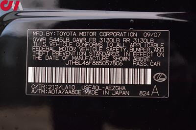 2008 Lexus LS 460  4dr Sedan! Back-Up Camera! Park Assist! GPS Nav! Bluetooth! Vented & Full Heated Leather Memory Seats! Adaptive Front-lighting System! Sunroof! Power Liftgate! - Photo 37 - Portland, OR 97266