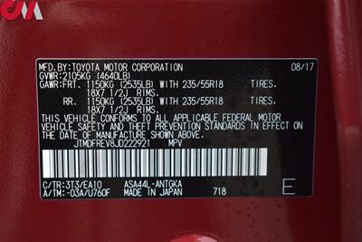 2018 Toyota RAV4 Limited  AWD 4dr SUV! Back Up Camera! Bluetooth! Navigation! Center Lock Diff! Lane Assist! Bluetooth! Eco & Sport Mode! Heated Leather Seats! Sunroof! Roof Rack! - Photo 35 - Portland, OR 97266