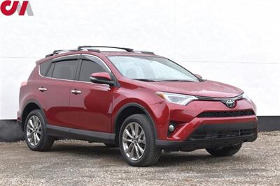 2018 Toyota RAV4 Limited  AWD 4dr SUV! Back Up Camera! Bluetooth! Navigation! Center Lock Diff! Lane Assist! Bluetooth! Eco & Sport Mode! Heated Leather Seats! Sunroof! Roof Rack! SUV