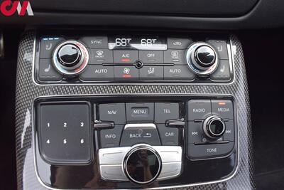 2013 Audi S8 4.0T quattro  AWD 4dr Sedan**BY APPOINTMENT ONLY** Stage 1 APR ECU Performance Tune! Adaptive Air Suspension! Top View Camera System! Parking Assist! Navigation! Bluetooth! Heated & Cooled Leather Seats! Sunroof! - Photo 22 - Portland, OR 97266