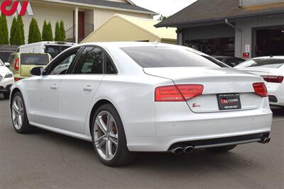 2013 Audi S8 4.0T quattro  AWD 4dr Sedan**BY APPOINTMENT ONLY** Stage 1 APR ECU Performance Tune! Adaptive Air Suspension! Top View Camera System! Parking Assist! Navigation! Bluetooth! Heated & Cooled Leather Seats! Sunroof! - Photo 2 - Portland, OR 97266