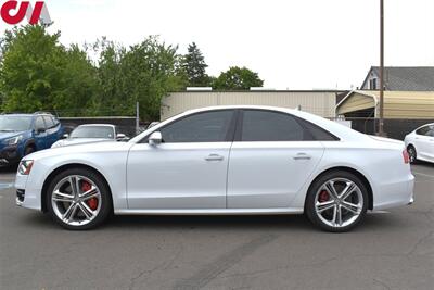 2013 Audi S8 4.0T quattro  AWD 4dr Sedan**BY APPOINTMENT ONLY** Stage 1 APR ECU Performance Tune! Adaptive Air Suspension! Top View Camera System! Parking Assist! Navigation! Bluetooth! Heated & Cooled Leather Seats! Sunroof! - Photo 9 - Portland, OR 97266