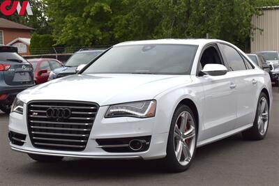 2013 Audi S8 4.0T quattro  AWD 4dr Sedan**BY APPOINTMENT ONLY** Stage 1 APR ECU Performance Tune! Adaptive Air Suspension! Top View Camera System! Parking Assist! Navigation! Bluetooth! Heated & Cooled Leather Seats! Sunroof! - Photo 8 - Portland, OR 97266