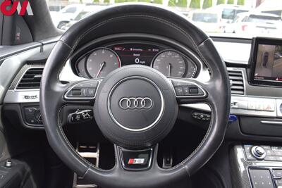 2013 Audi S8 4.0T quattro  AWD 4dr Sedan**BY APPOINTMENT ONLY** Stage 1 APR ECU Performance Tune! Adaptive Air Suspension! Top View Camera System! Parking Assist! Navigation! Bluetooth! Heated & Cooled Leather Seats! Sunroof! - Photo 14 - Portland, OR 97266