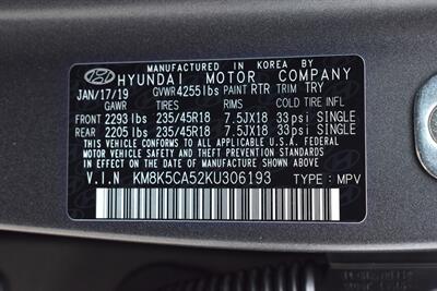 2019 Hyundai KONA Iron Man 4dr Crossover! AWD! Blind Spot Assist! Back Up Camera! Lane Keeping Assist! Forward Collision Mitigation! Locking Center Diff! Navigation! Cruise Control! Drive Mode Select! Heated Seats! Bluetooth! - Photo 35 - Portland, OR 97266