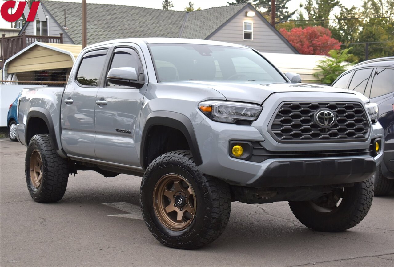 2020 Toyota Tacoma TRD Off-Road 4x4 4dr Double Cab 5.0 ft SB 6-Speed Manual! Back-Up Camera! Blind Spot Monitor! Park Assist! Lane Assist! GPS Nav! Bluetooth! Heated Seats! QI Wireless Charger! Modified Exhaust! - Photo 1 - Portland, OR 97266