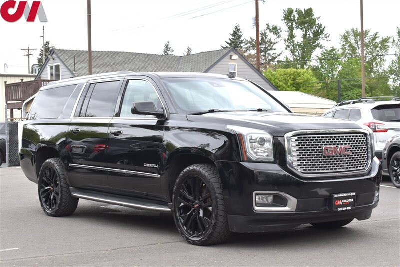 2015 GMC Yukon Denali  4x4 4dr SUV 3rd-Row Seating! Parking & Lane Assist! Stop/Start Tech! Back Up Camera! Heated & Ventilated Leather Seats! Sunroof! Roof-Rails! Hitch Insert! Power Seats & Liftgate!