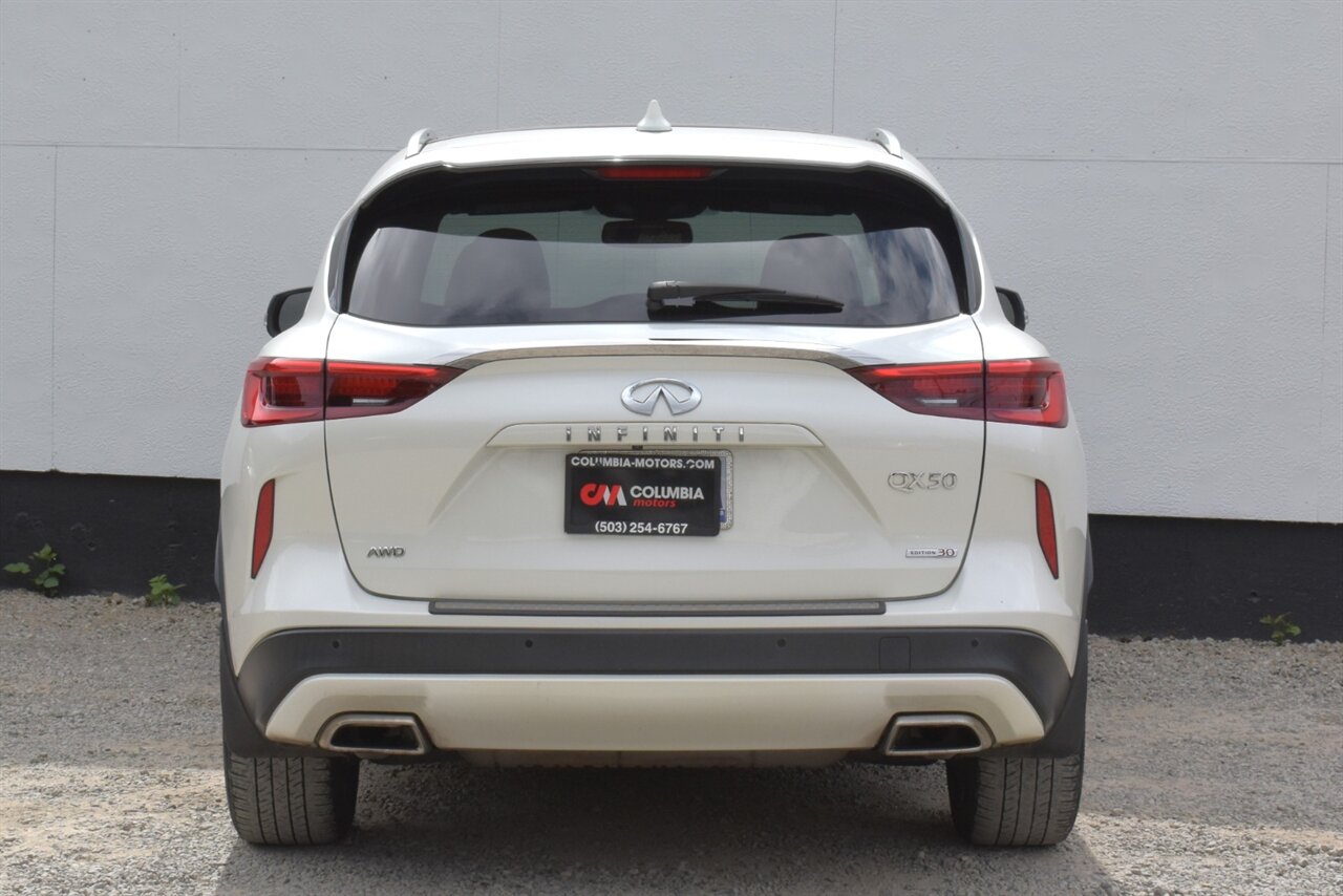 2020 INFINITI QX50 Sensory 4dr Crossover! AWD! **BY APPOINTMENT ONLY** Lane Keeping Assist! 360° Camera System! Navigation! Forward Collision Mitigation! Cruise Control! Power Moonroof! Heated Leather Seats! Bluetooth! - Photo 4 - Portland, OR 97266