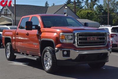 2015 GMC Sierra 1500 SLE  4x4 4dr Crew Cab 5.8 ft. SB**BY APPOINTMENT ONLY** Parking Assist! Back Up Camera! Tow Package! 4H and 4L! Bluetooth! Cruise Control! Front Bench Seat! Running Boards! All Weather Mats! - Photo 1 - Portland, OR 97266