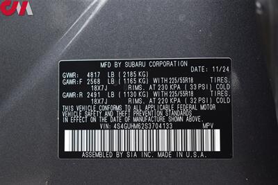 2025 Subaru Crosstrek Limited  AWD 4dr Crossover! EyeSight Assist! SI-Drive! Back-Up Cam! Park Assist! Apple CarPlay! Android Auto! Heated Leather Seats! Sunroof! Roof Rack! Trunk Cargo Cover! - Photo 34 - Portland, OR 97266