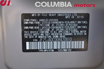 2016 Subaru Forester 2.5i Premium  AWD 4dr Wagon CVT Rear View Camera! Bluetooth! Heated Seats! Pano-Sunroof! All Weather Mats! Roof Rack! - Photo 33 - Portland, OR 97266