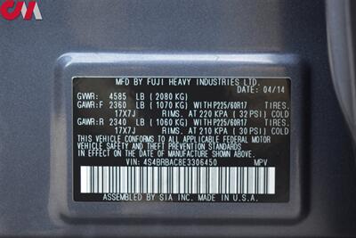 2014 Subaru Outback 2.5i  AWD 4dr Wagon CVT! CD/AUX & Bluetooth w/Voice Activation! Trunk Cargo Cover! Traction Control! Cruise Control! All Weather Floor Mats! Roof-Rack! - Photo 29 - Portland, OR 97266