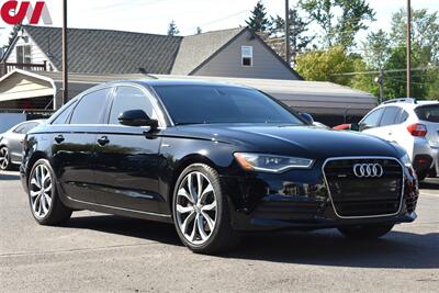 2014 Audi A6 3.0T quattro Premium Plus  AWD 4dr Sedan Fold-In Touch Screen w/Back Up Camera! Parking Assist Sensors! Navigation! Bluetooth! Stop/Start Tech! Heated Leather Seats! Sunroof! - Photo 1 - Portland, OR 97266