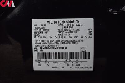 2021 Ford Explorer Police Interceptor Utility  AWD 4dr SUV! ***BY APPOINTMENT ONLY***Certified Calibration! Back Up Camera! Park Assist Sensors! Bluetooth/USB! Vehicle Hotspot/Onboard Modem ESN! - Photo 30 - Portland, OR 97266