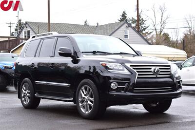 2013 Lexus LX 570  AWD 4dr SUV Collision Warning System! Back-Up Cam! Leather Heated Seats & Steering! Smart-Phone Interface! Hydropneumatic Adjustable Height Control Susp! Power-folding 3rd Row Seats!