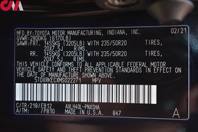 2021 Toyota Sienna XSE 7-Passenger  4dr Mini-Van! Hybrid! GPS Navigation! Bluetooth! Rear View Camera! EV & Sport Mode! Sunroof! Power Sliding Doors! Power Liftgate! Heated Leather Seats! Rear Climate Control! - Photo 35 - Portland, OR 97266