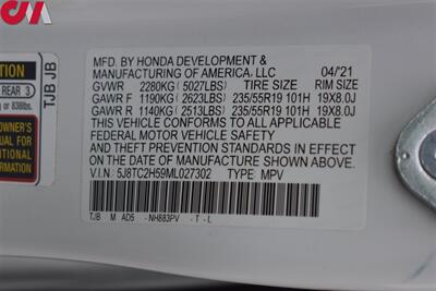 2021 Acura RDX SH-AWD w/Tech Package  4dr SUV! Back-Up Cam! GPS Nav! Park Assist! Collision Mitigation! Apple CarPlay! Android Auto! Heated Leather Seats! Pano-Sunroof! Power Liftgate! - Photo 36 - Portland, OR 97266