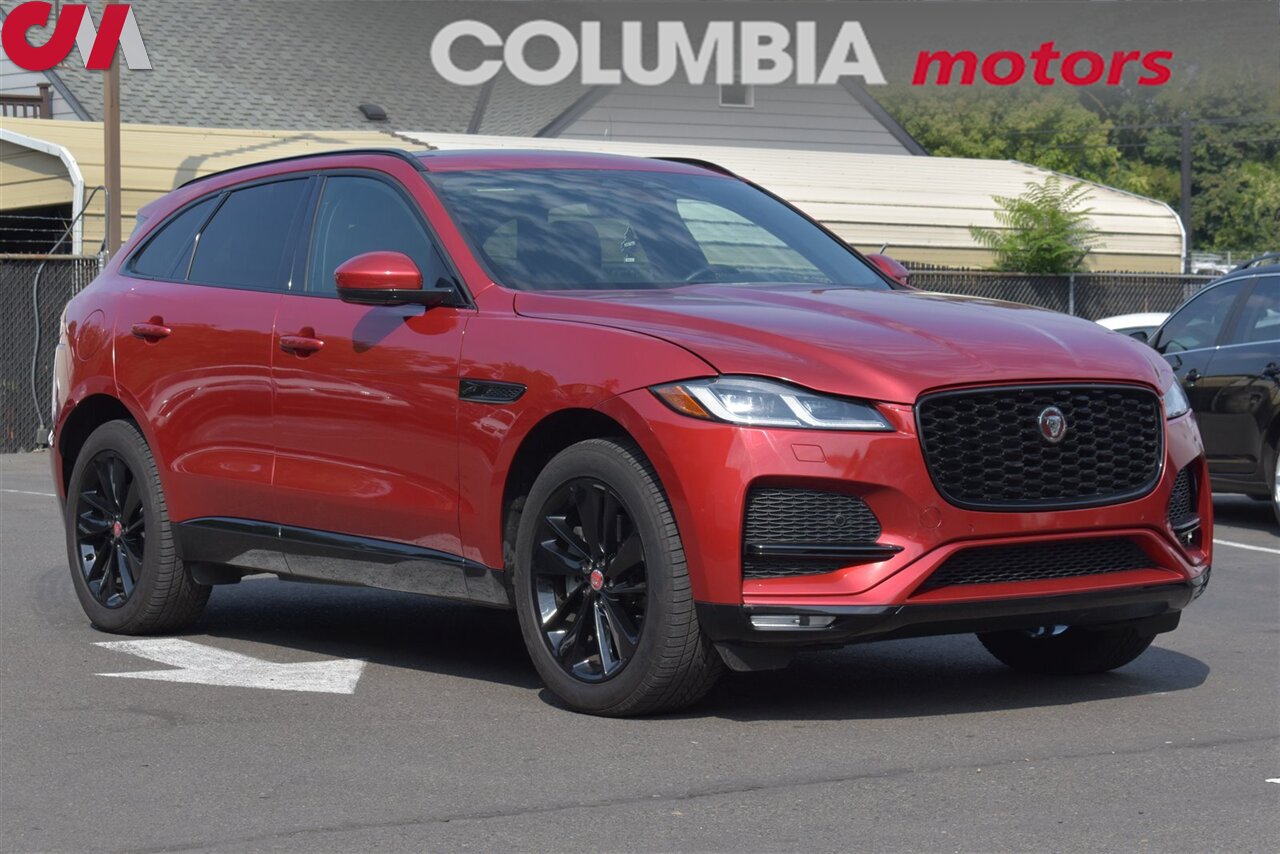 2023 Jaguar F-PACE P250 S  AWD 4dr SUV! Back-Up Camera! Lane Assist! ECO-Mode! GPS Navigation! Apple CarPlay! Android Auto! Full Heated Leather Seats! Pano-Sunroof! Power Liftgate! - Photo 1 - Portland, OR 97266