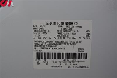 2018 Ford Explorer Police Interceptor Utility  AWD 4dr SUV! Certified Calibration! Rear View Camera! Bluetooth w/ Steering Wheel Controls! Cruise Control! 2 Spotlights! - Photo 31 - Portland, OR 97266