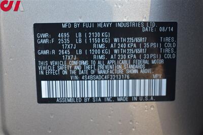 2015 Subaru Outback 2.5i Premium  AWD 4dr WagonX-Mode! Back-Up Camera! Bluetooth! Heated Seats! Power Liftgate! Sunroof! Roof Rails! - Photo 32 - Portland, OR 97266