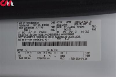 2016 Ford Transit 250 3dr SWB Low Roof Cargo Van w/Sliding Passenger Side Door! Bulkhead Partition w/Door! Roof Ladder Rack! Back Up Cam! Bluetooth! Cruise Control! - Photo 30 - Portland, OR 97266