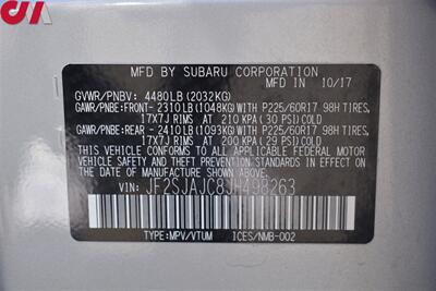 2018 Subaru Forester 2.5i Limited  AWD 4dr Wagon! X-Mode! Blind Spot Monitor! Rear View Camera! Bluetooth! Heated Leather Seats! Auto Liftgate! Trunk Cargo Cover! Sunroof! - Photo 34 - Portland, OR 97266