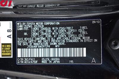 2010 Toyota FJ Cruiser  4x4 4dr SUV 6M Locking Rear Differential! Back-Up Camera! Yokohama Geolandar M/T AM Tires! Fuel Wheels Maverick! Running Boards! Full Size Spare Tire! Trailer Hitch Receiver! Rear Subwoofer! - Photo 43 - Portland, OR 97266