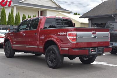 2014 Ford F-150 Platinum  4x4 4dr SuperCrew Styleside 5.5 ft. SB**BY APPOINTMENT ONLY** Back Up Camera! Bluetooth! Tow Package! Heated & Ventilated Leather Seats! Sunroof! Sony Sound! - Photo 2 - Portland, OR 97266