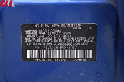 2017 Subaru WRX Limited  AWD 4dr Sedan 6 Speed Manual! w/Performance Modifications-CALL FOR MORE INFO! Back Up Cam! Navi! Bluetooth! Blind Spot Monitor! Heated Seats! Sunroof! - Photo 38 - Portland, OR 97266