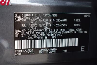 2022 Toyota RAV4 Hybrid LE  AWD 4dr SUV**BY APPOINTMENT ONLY**Rear View Camera! Adaptive Cruise Control! Lane Assist! Bluetooth! Trail/Sport/Eco/EV Modes! - Photo 30 - Portland, OR 97266
