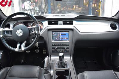 2012 Ford Mustang V6 Premium 2dr Fastback! 6 Speed Manual! Rear View Camera! Parking Assist! Bluetooth! GPS Nav! Cruise Control! Heated Leather Seats! - Photo 13 - Portland, OR 97266