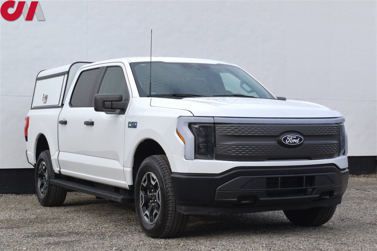 2024 Ford F-150 Lightning Pro  AWD 4dr SuperCrew 5.5 ft. SB! Commercial Canopy w/ Storage! Back-Up Cam! Park Assist! Blind Spot Monitor! GPS Nav! Lane Assist! Heated Leather Seats! Apple CarPlay! Android Auto! - Photo 1 - Portland, OR 97266