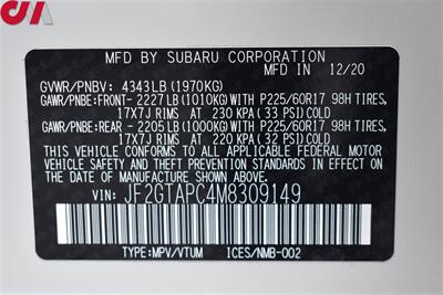 2021 Subaru Crosstrek Premium  AWD 4dr Crossover CVT! EyeSight Assist! X-Mode! SI-Drive! Adaptive Cruise Control! Rear View Camera! Apple CarPlay! Android Auto! Heated Seats! All Weather Floor Mats! Roof Rack! - Photo 32 - Portland, OR 97266